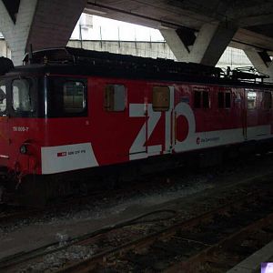 Luzern, großer Schweizer Bahnhof