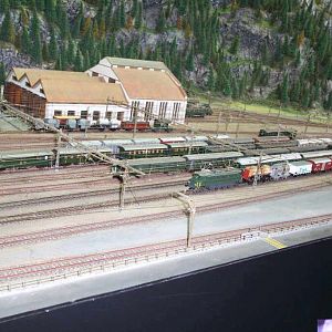 Modellbahnanlage im www.verkehrshaus.ch