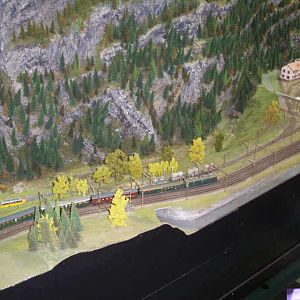 Modellbahnanlage im www.verkehrshaus.ch