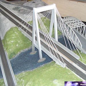 Brückenbau Am Linken Anlagenteil