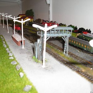 Ladestrasse mit Beleuchtung