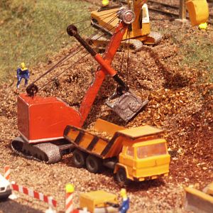 O&K Hochlöfelbagger Eigenbau-Versuch