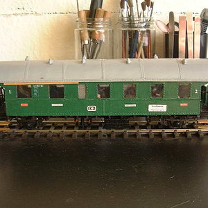 Durchgangswagen - Eigenbau - M 1:45