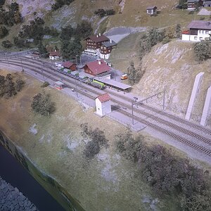 BLS Lötschberg, Südrampe, Bahnhof Ausserberg