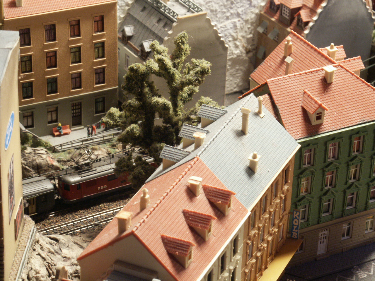 SBB Linie durch die Stadt